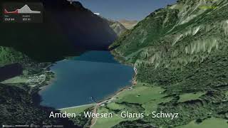 Amden - Weesen - Glarus – Schwyz