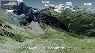 Cabane Mont-Fort - Cabane de Prafleuri