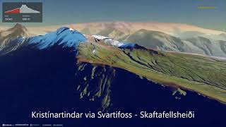 Kristínartindar via Svartifoss – Skaftafellsheiði
