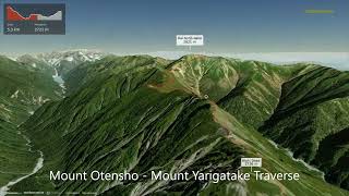 Mount Otensho - Mount Yarigatake Traverse