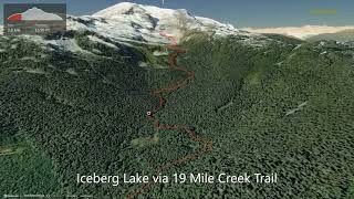 Iceberg Lake via 19 Mile Creek Trail