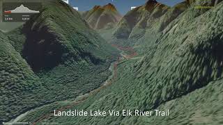 Landslide Lake Via Elk River Trail