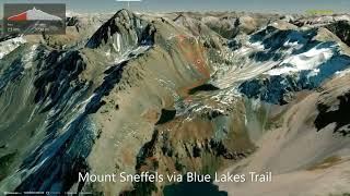 Mount Sneffels via Blue Lakes Trail