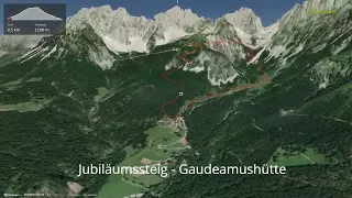 Jubiläumssteig - Gaudeamushütte